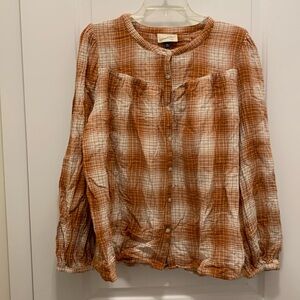 New Universal Thread button up blouse XL